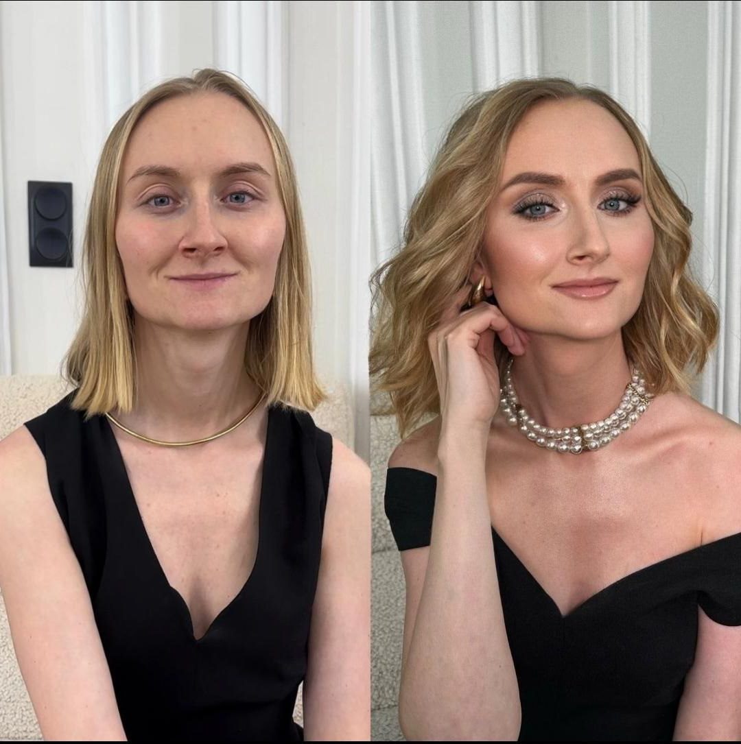 Abend-Make-up und Frisuren-Workshop: Look vorher und nachher, Natali Beliaeva, Bayern